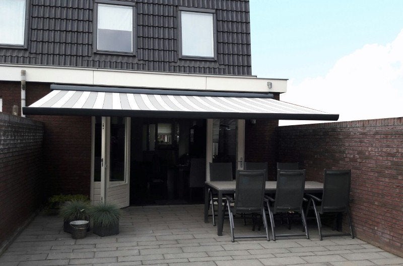 Nieuw Cassette Zonnescherm - Actieprijs, direct leverbaar., Tuin en Terras, Zonneschermen, Verzenden, 450 cm of meer, Nieuw, Elektrisch