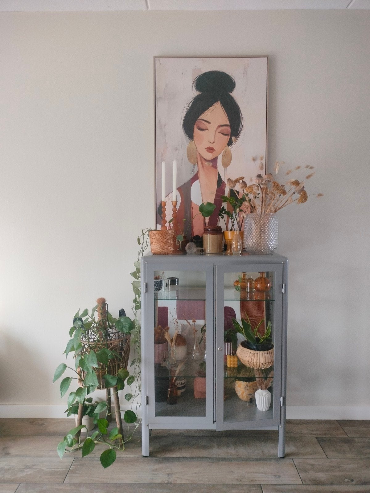 Gaaf  vitrinekastje, Ophalen, Gebruikt, 25 tot 50 cm, 50 tot 100 cm