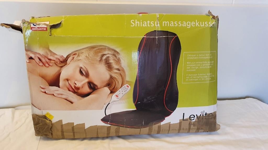 Levita Shiatsu massagekussen, Sport en Fitness, Massageproducten, Ophalen of Verzenden, Gebruikt, Massagestoel of Kussen