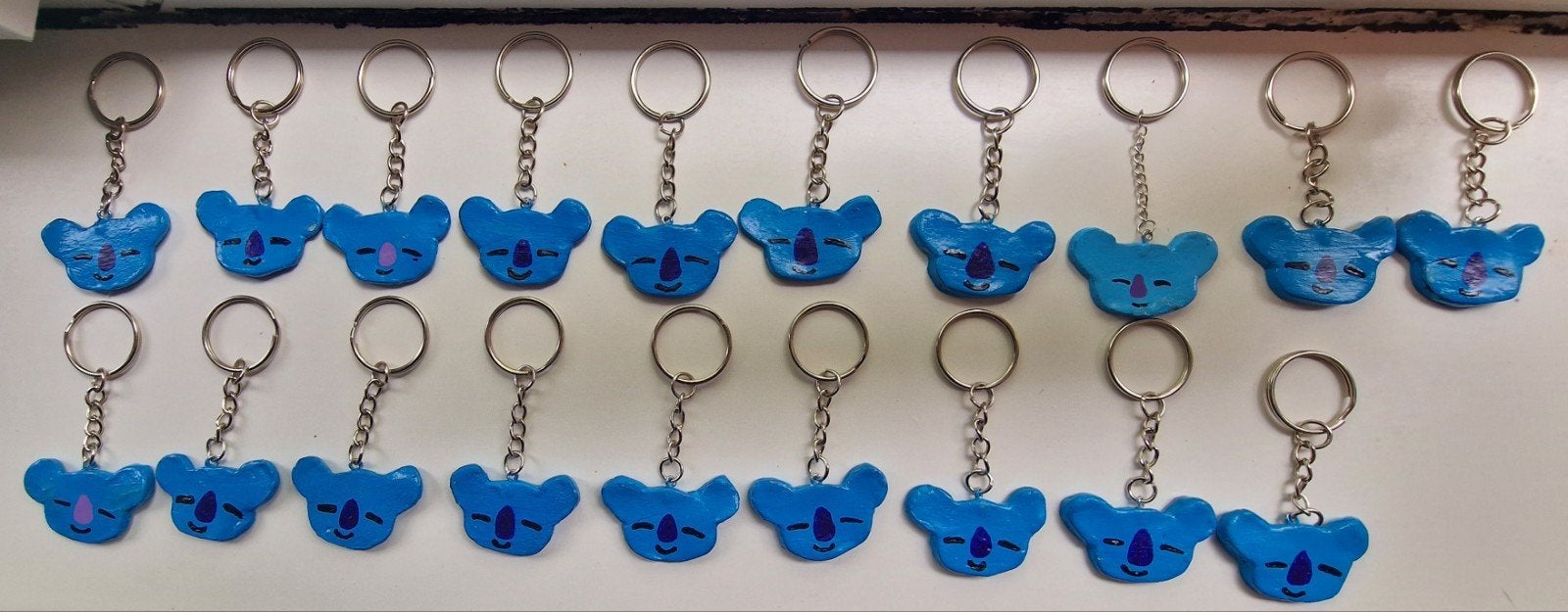 Handmade BT21 klei sleutelhangers, Verzenden, Nieuw, Knuffel of Figuurtje