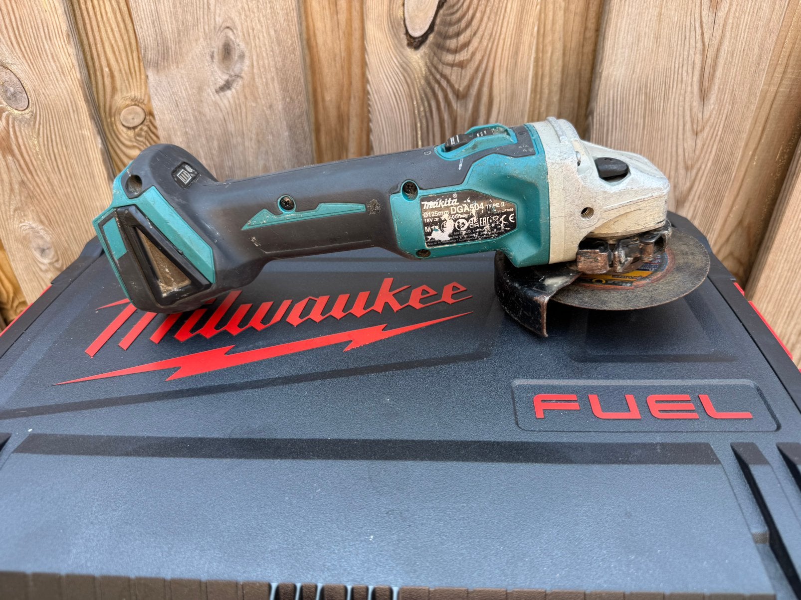 Makita DGA504 18V LXT accu Haakse Slijper - 125mm BL, Doe-het-zelf en Verbouw, Gereedschap | Slijpmachines, Ophalen of Verzenden
