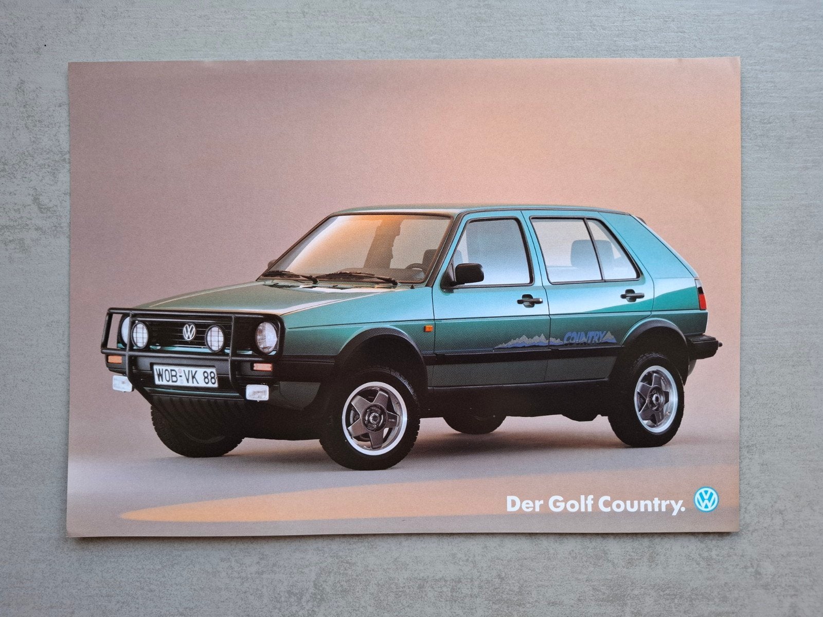 Volkswagen Golf Country sheet - 1989, Ophalen of Verzenden, Zo goed als nieuw, Volkswagen