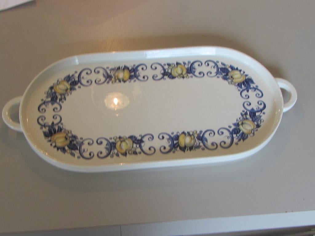 Villeroy en Boch Cadiz grote platte ovale serveerschaal., Huis en Inrichting, Keuken | Servies, Ophalen of Verzenden, Overige stijlen