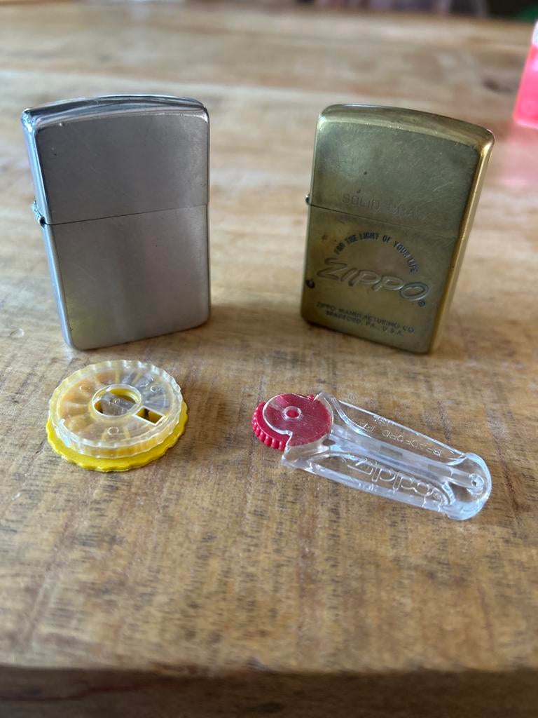 Zippo aanstekers en accessoires, Ophalen, Gebruikt