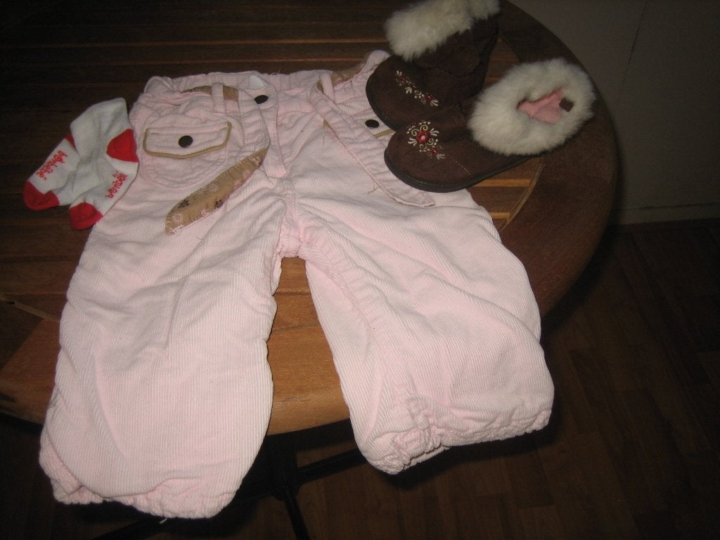 baby broekje/slofjes, Kinderen en Baby's, Meisje, H&M, Ophalen of Verzenden, Zo goed als nieuw