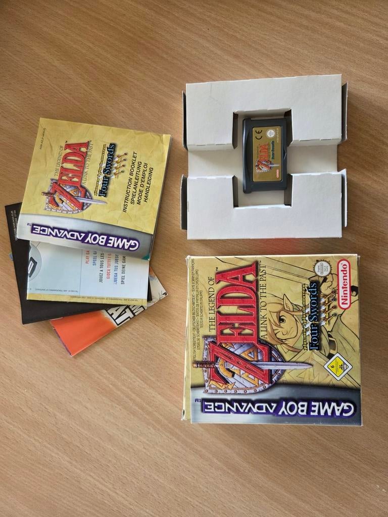 The Legend of Zelda: A Link to the Past Four Swords GBA, Spelcomputers en Games, Avontuur en Actie, Ophalen of Verzenden, Zo goed als nieuw
