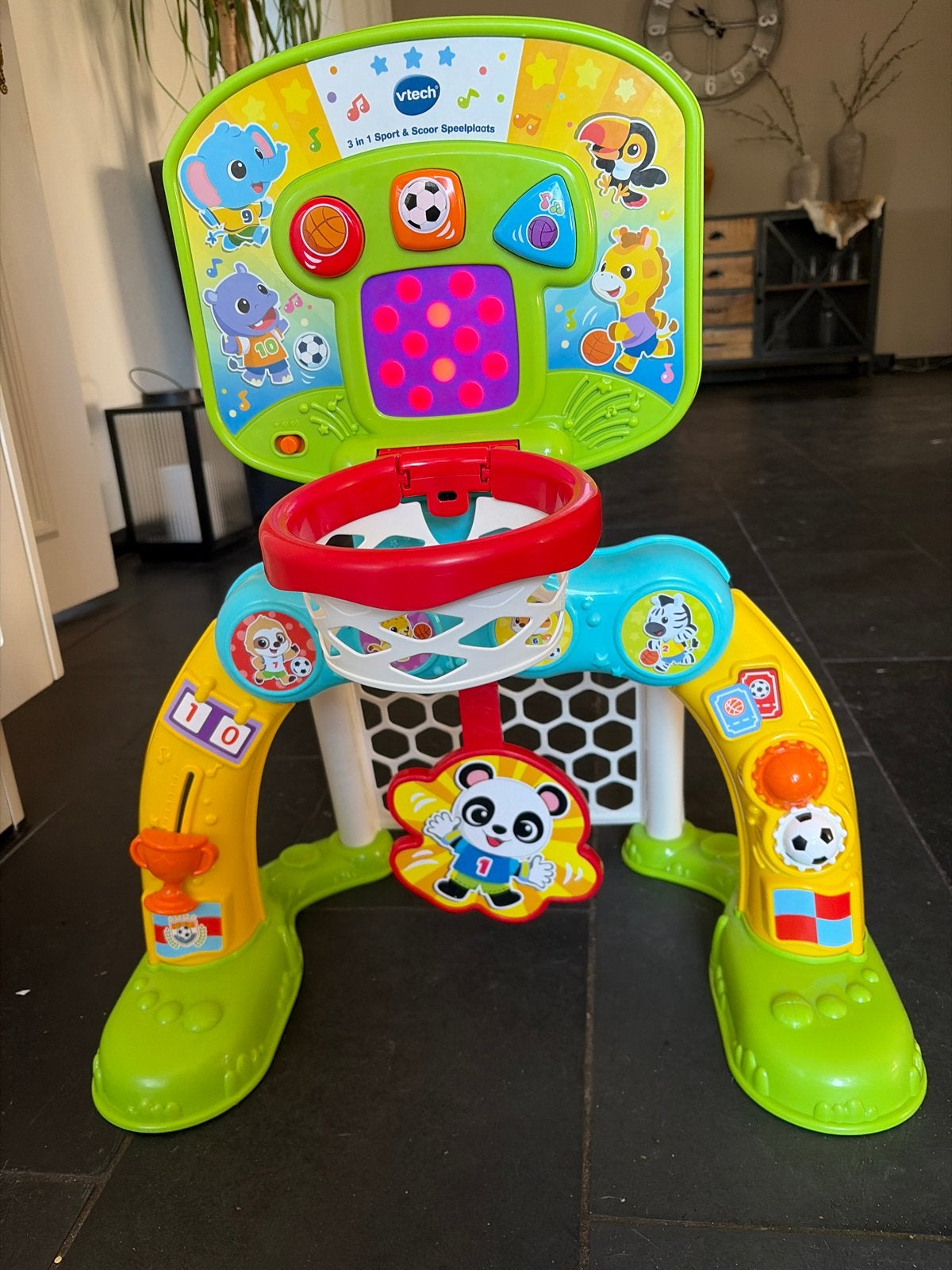VTech 3-in-1 Sport & Scoor Speelplaats (zonder ballen), Ophalen of Verzenden, Gebruikt, Overige typen, Met licht