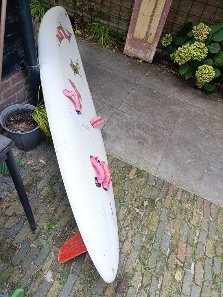 windsurfboard 100 liter, Watersport en Boten, Windsurfen, Ophalen, Gebruikt, Met mast, Mast