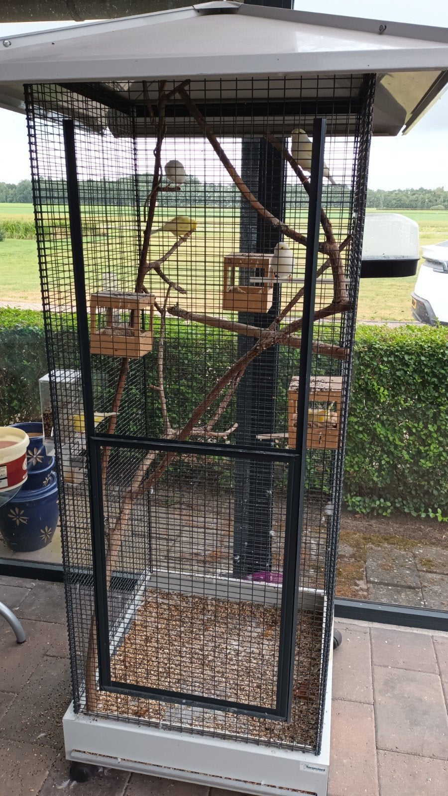 Te koop, Ophalen, Metaal, Vogelkooi