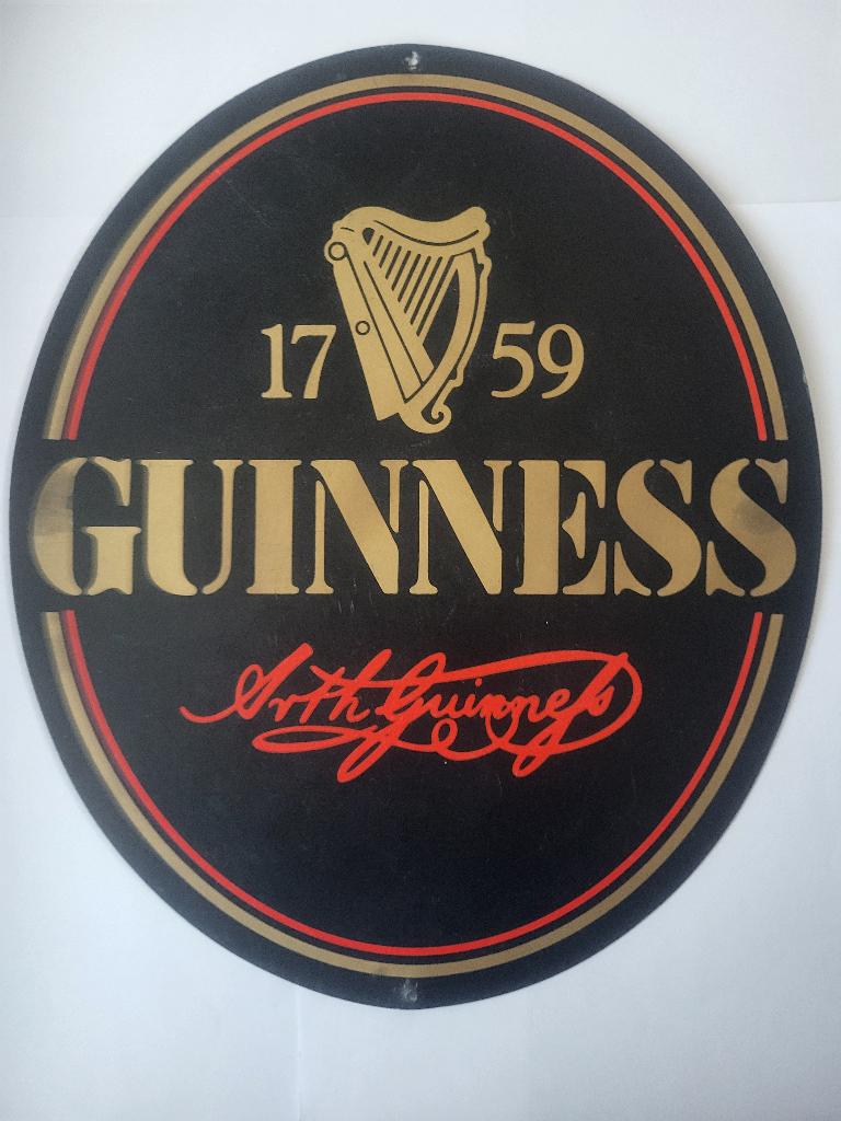 GUINNESS BEER - 323 - DIV. GUINNESS ITEMS., Ophalen, Nieuw, Reclamebord, Plaat of Schild, Overige merken