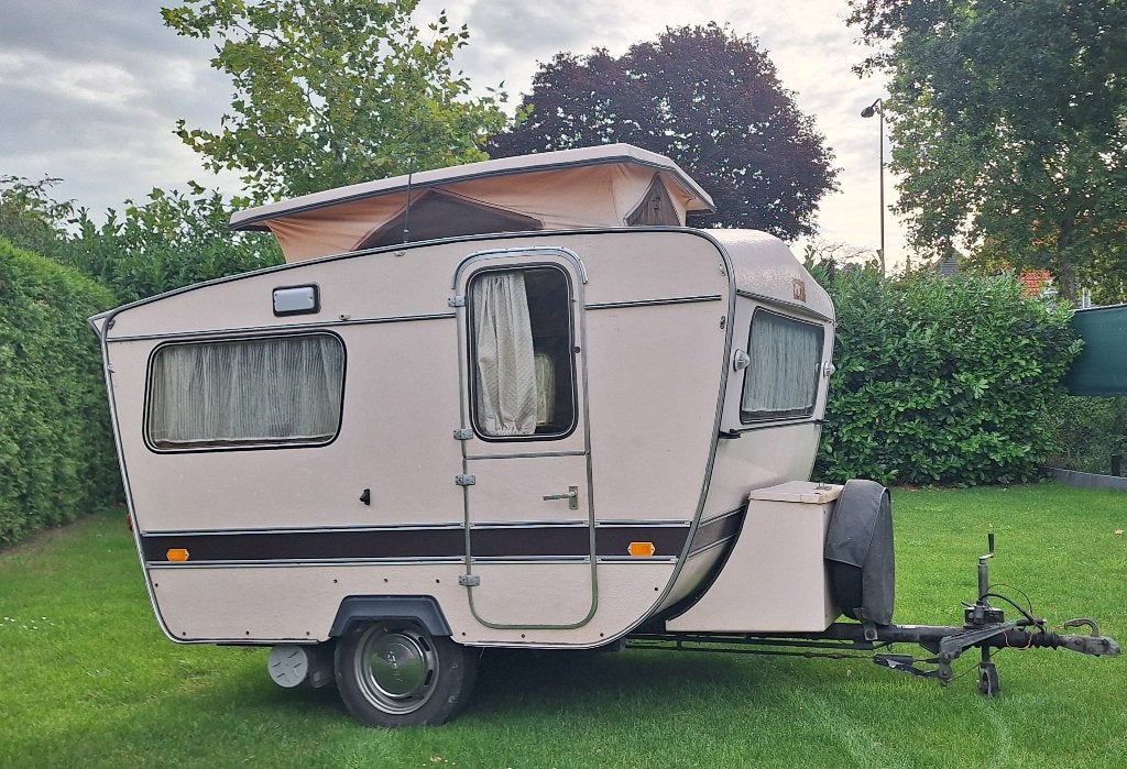 Unieke Otten zwerver DS retro, Caravans en Kamperen, Overige merken, Tot en met 2, Hefdak, Treinzit