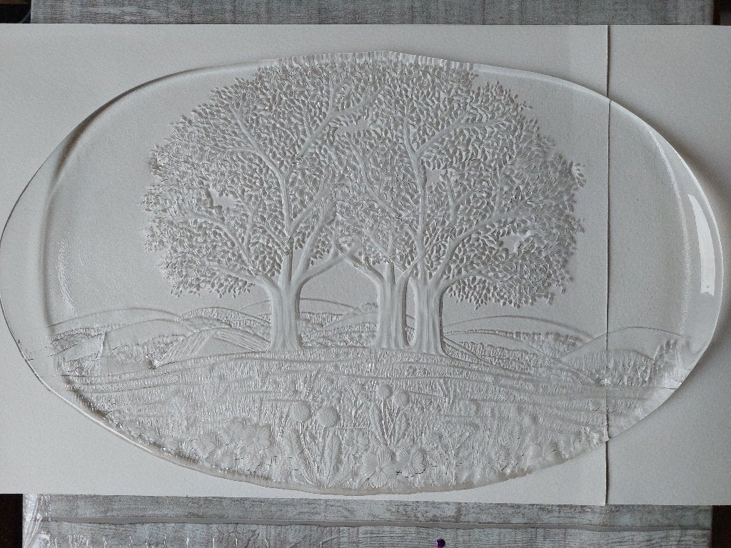 Prachtige Walther Glas Sommerland Serveerschaal, Ophalen of Verzenden