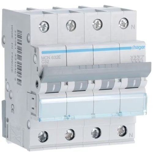 Automaat C32A 3P+N 6kA, Verzenden, Nieuw