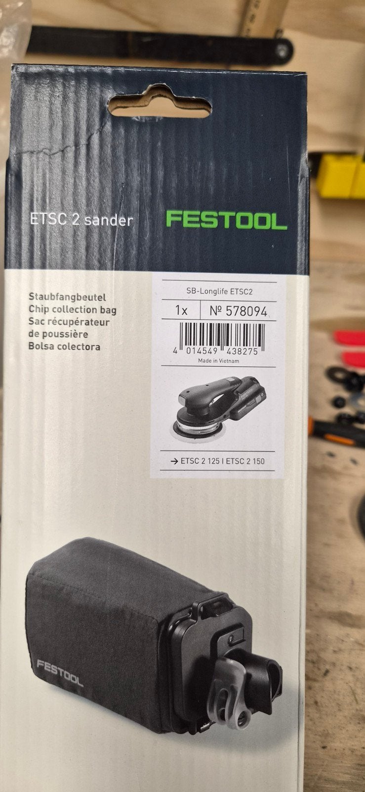 Festool ETSC 2  Stofzak - Nieuw, Ophalen, Nieuw, Minder dan 600 watt, Overige typen