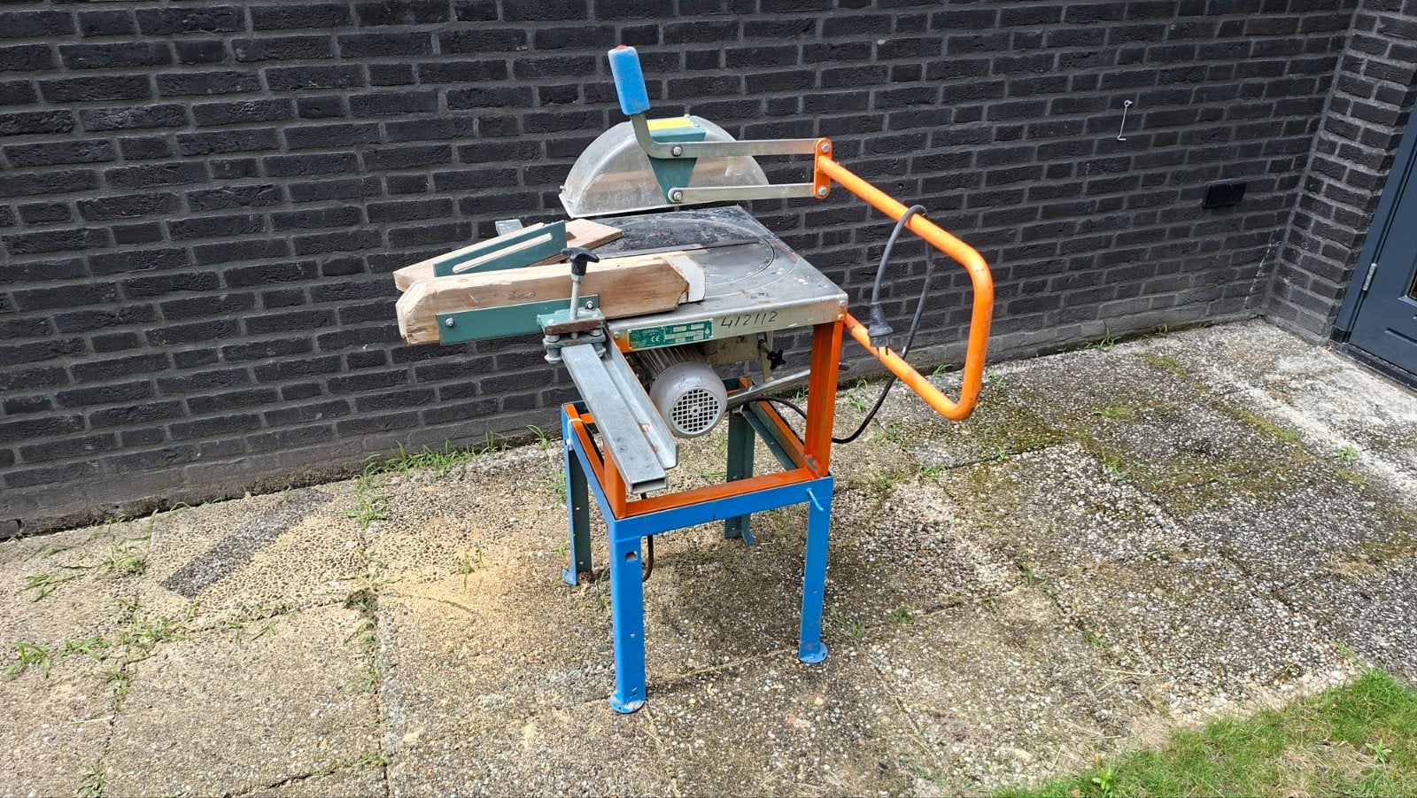 Ernex-Gjerde zaagtafel type 803 230V, Ophalen, Gebruikt, Cirkelzaag, Ermex