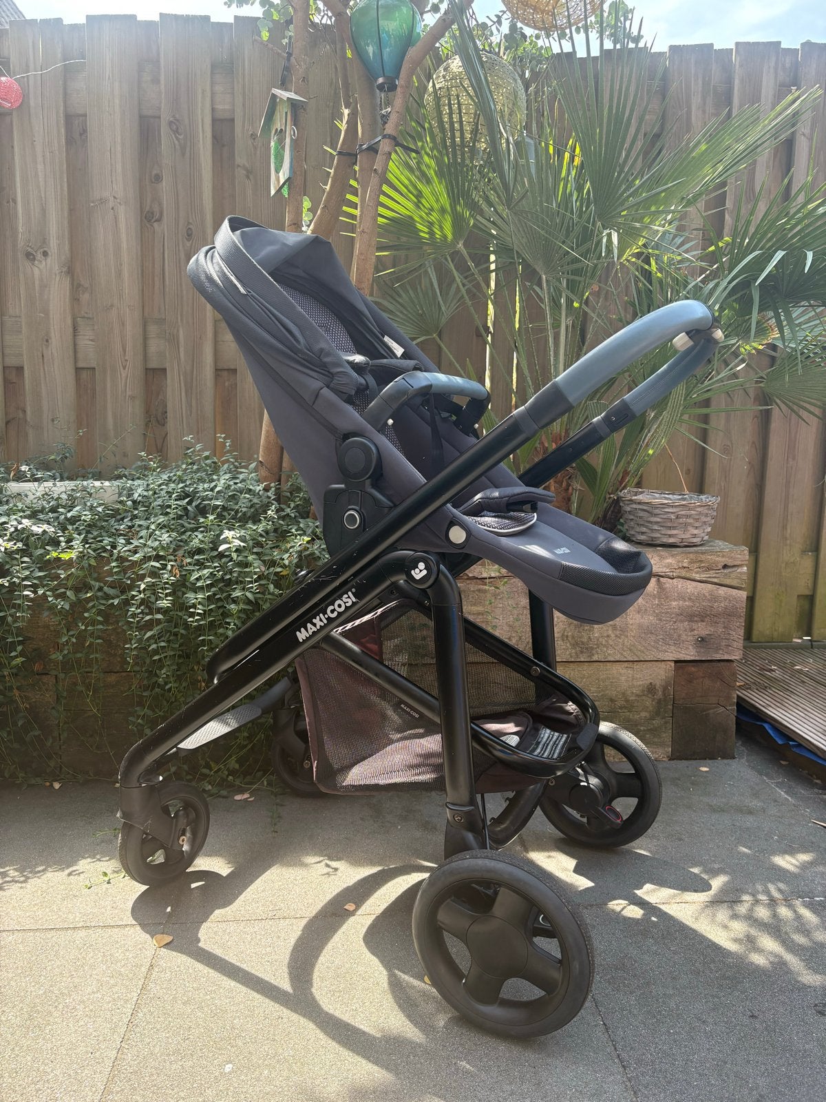 Maxi Cosi Lila CP Essential Graphite met Oria XXL reiswieg, Ophalen, Gebruikt, Combiwagen, Met reiswieg