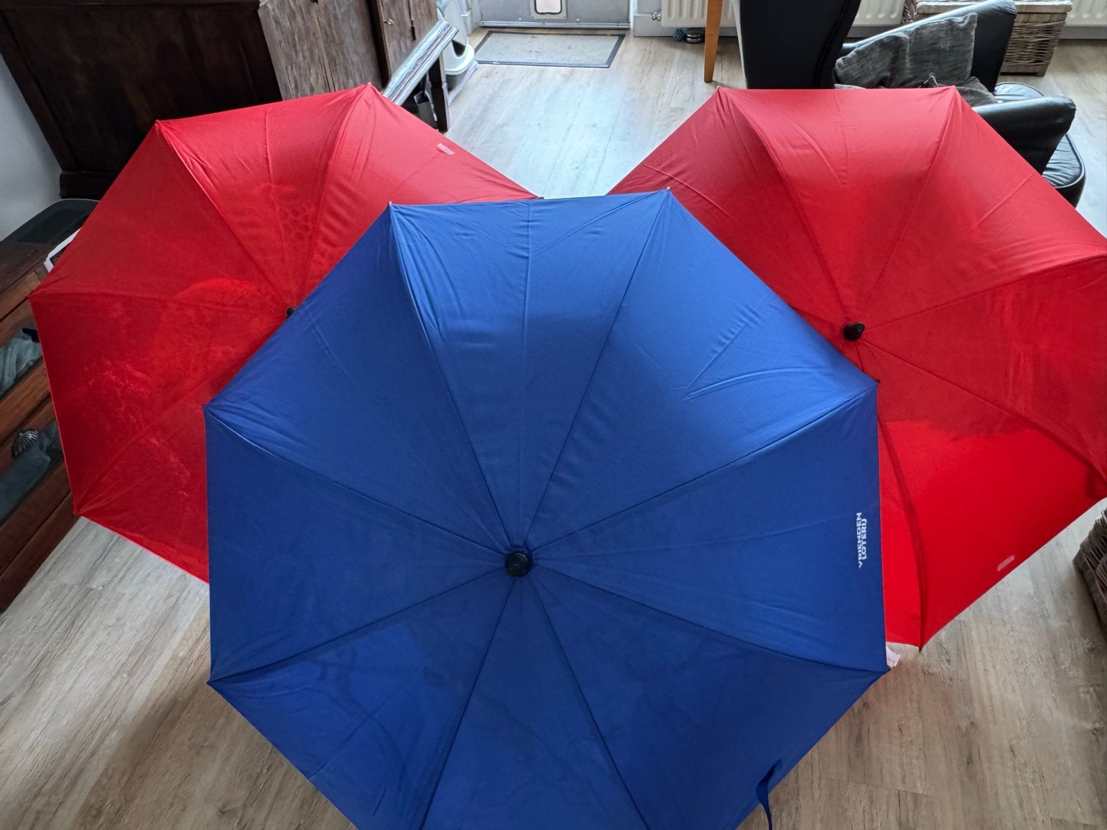 3 Grote paraplu's (110 cm) - Nieuw met schitterende binnenka, Sieraden, Tassen en Uiterlijk, Paraplu's, Ophalen of Verzenden, Nieuw