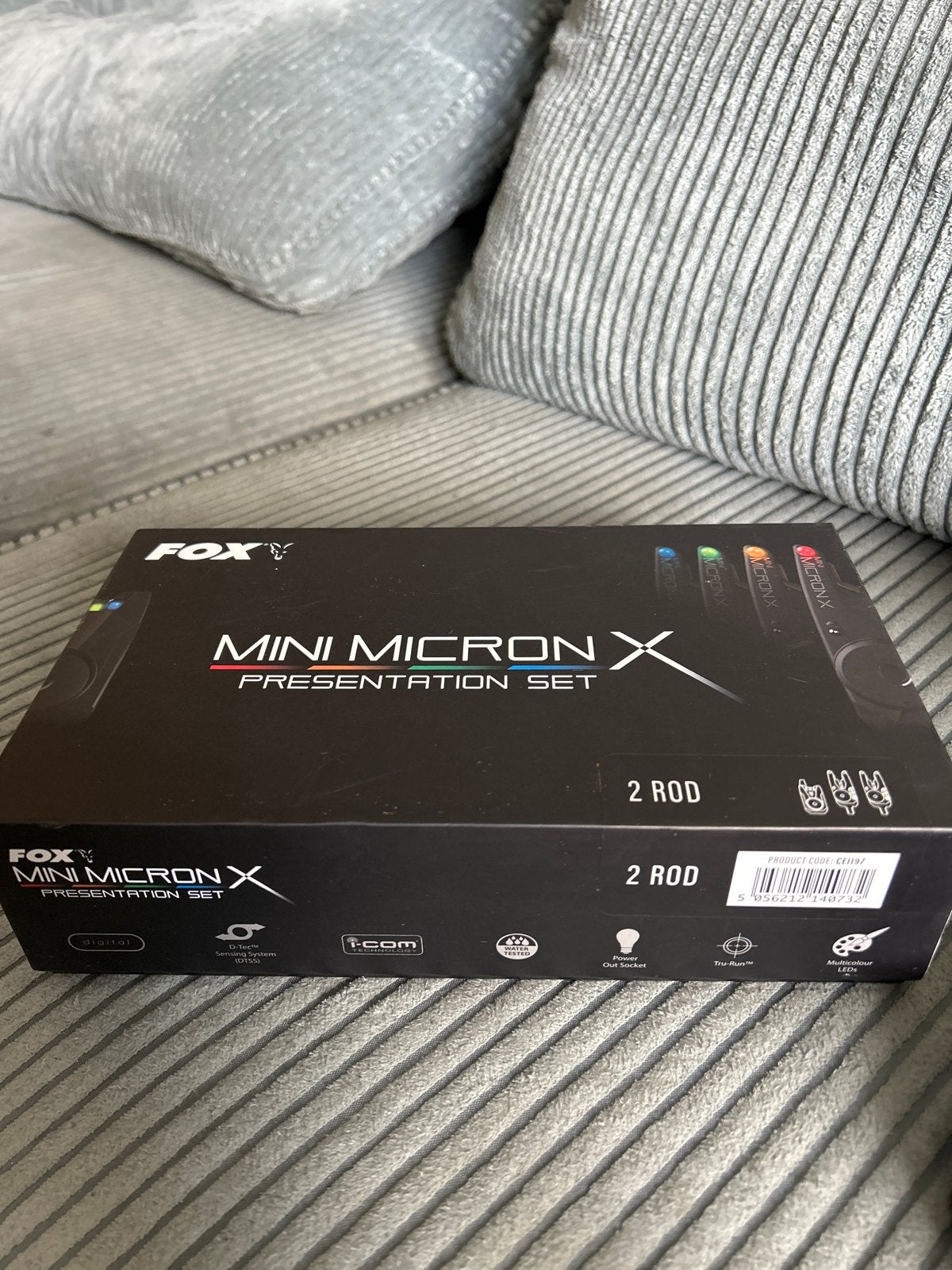 Fox Mini Micron X Presentation Set 2 Rod, Watersport en Boten, Hengelsport | Algemeen, Nieuw, Overige typen, Ophalen of Verzenden
