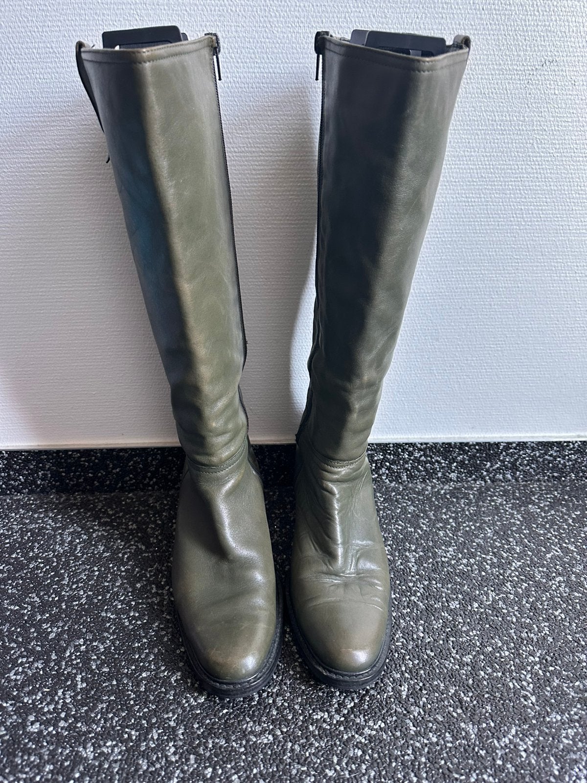 Hush Puppies laarzen, groen, maat 38, Ophalen of Verzenden, Zo goed als nieuw, Groen