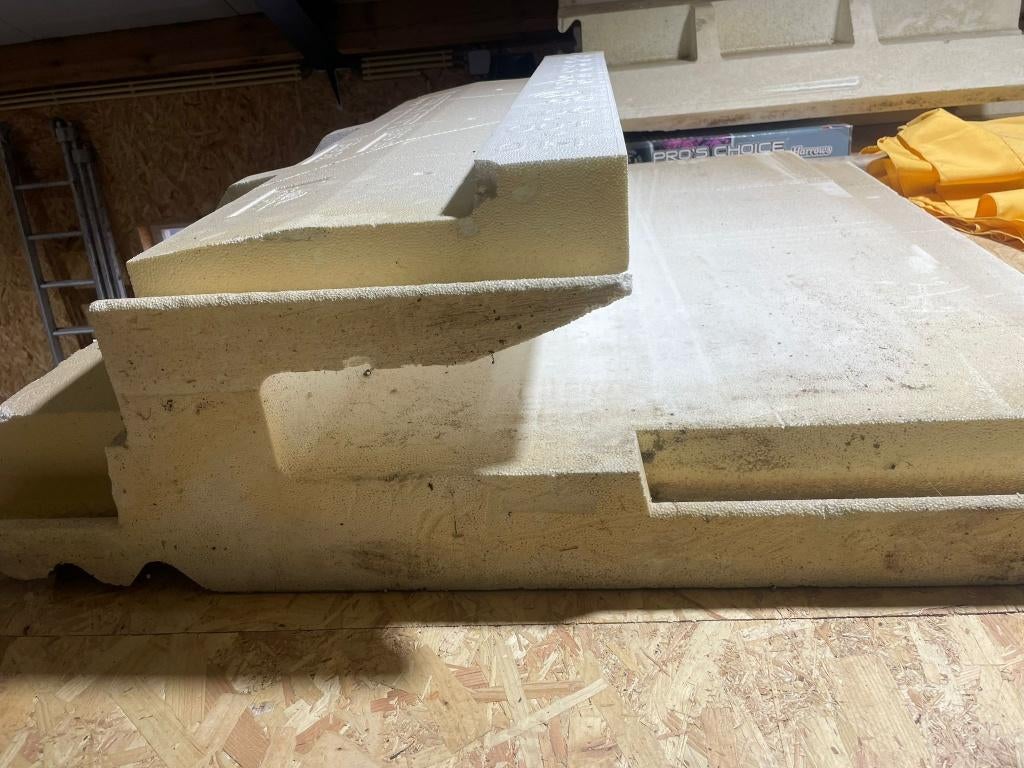 Funderingsbekisting met vorstrand Kingspan, Ophalen, 12 cm of meer, Nieuw, 5 tot 10 m²