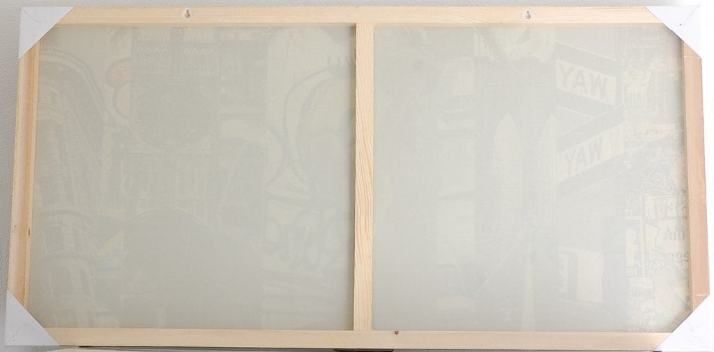 Nieuw: Canvas New York City Collage Zwart-Wit, Ophalen, Art Gallery, 50 tot 75 cm, Onbekend