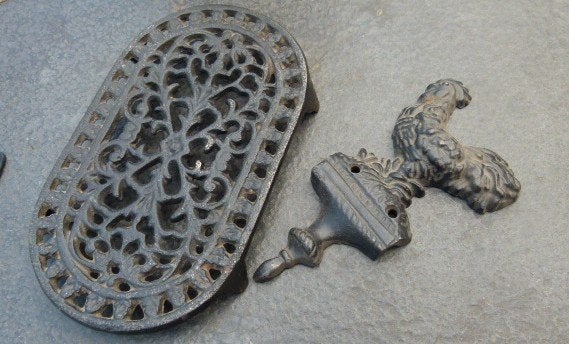 onderzetter gietijzer met kip voor deco, Huis en Inrichting, Woonaccessoires | Onderzetters, Ophalen of Verzenden, Overige typen
