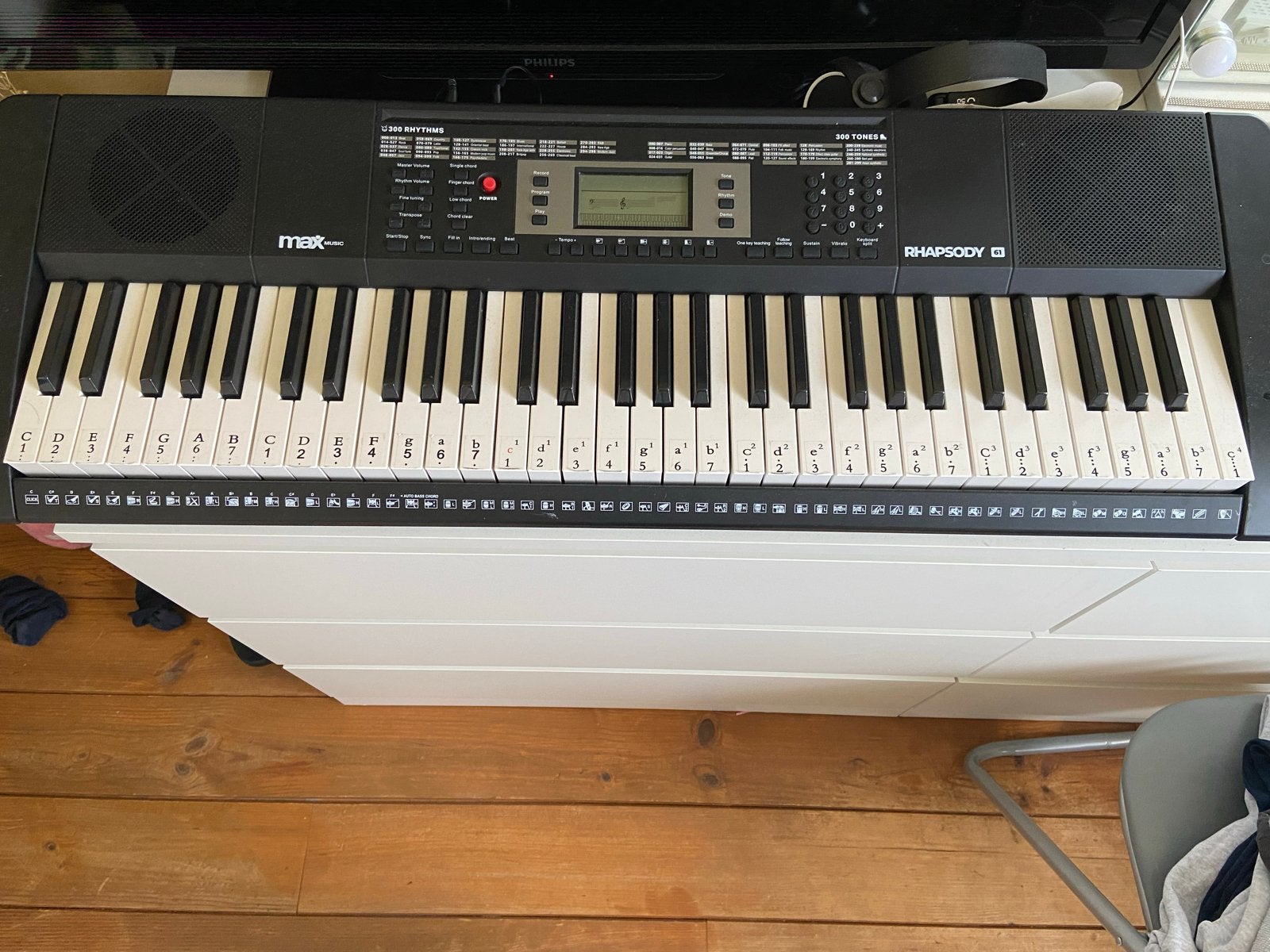 Keyboard - Zo goed als nieuw met koptelefoon, Ophalen, Zo goed als nieuw, 61 toetsen, Overige merken