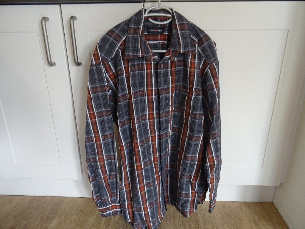 Marvelis maat XL overhemd, Kleding | Heren, Marvelis, Blauw, Ophalen of Verzenden, Zo goed als nieuw