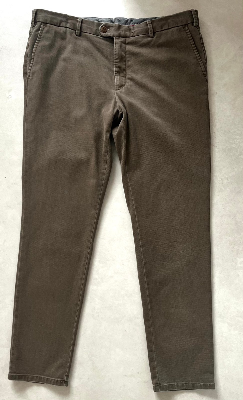 MMX lichtbruine broek stretch maat 38/34, Ophalen of Verzenden, Zo goed als nieuw, Overige maten, Grijs