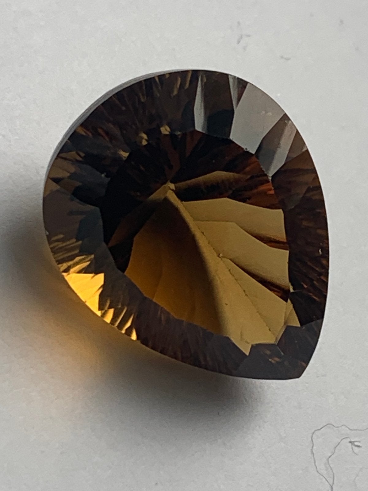 Prachtige citrine 55,05 crt met certificaat, Sieraden, Tassen en Uiterlijk, Edelstenen, Ophalen of Verzenden, Zo goed als nieuw