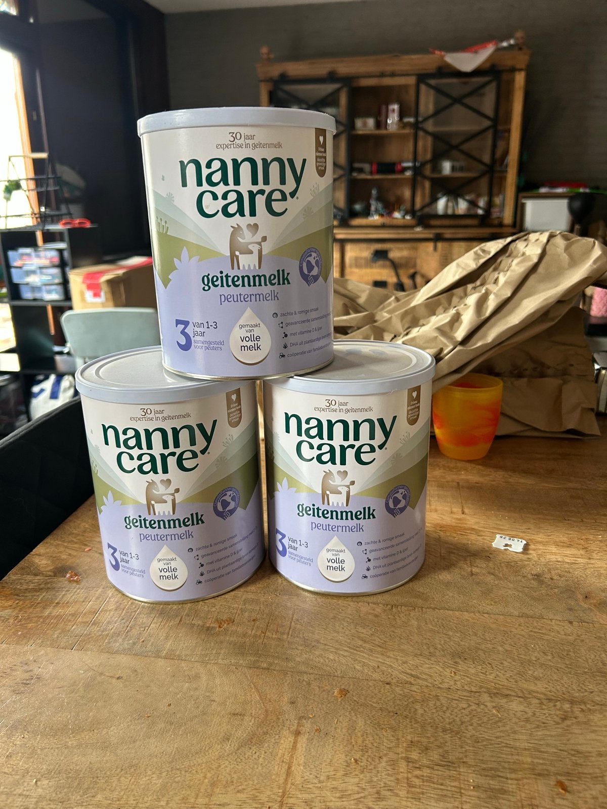 3x Nanny Care Geitenmelk Peuter Melk (1-3 jaar), Ophalen of Verzenden, Nieuw, Overige typen