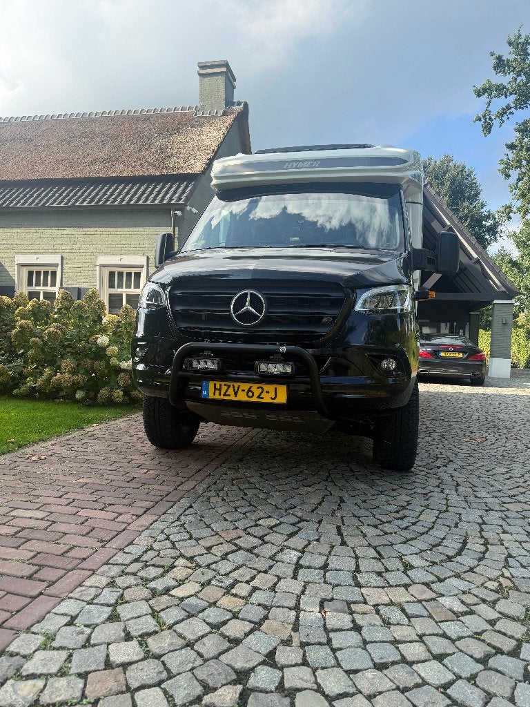 Hymer Half-integraal Camper op Mercedes-Benz Sprinter, Ringverwarming, Luifel, Diesel, Tot en met 3