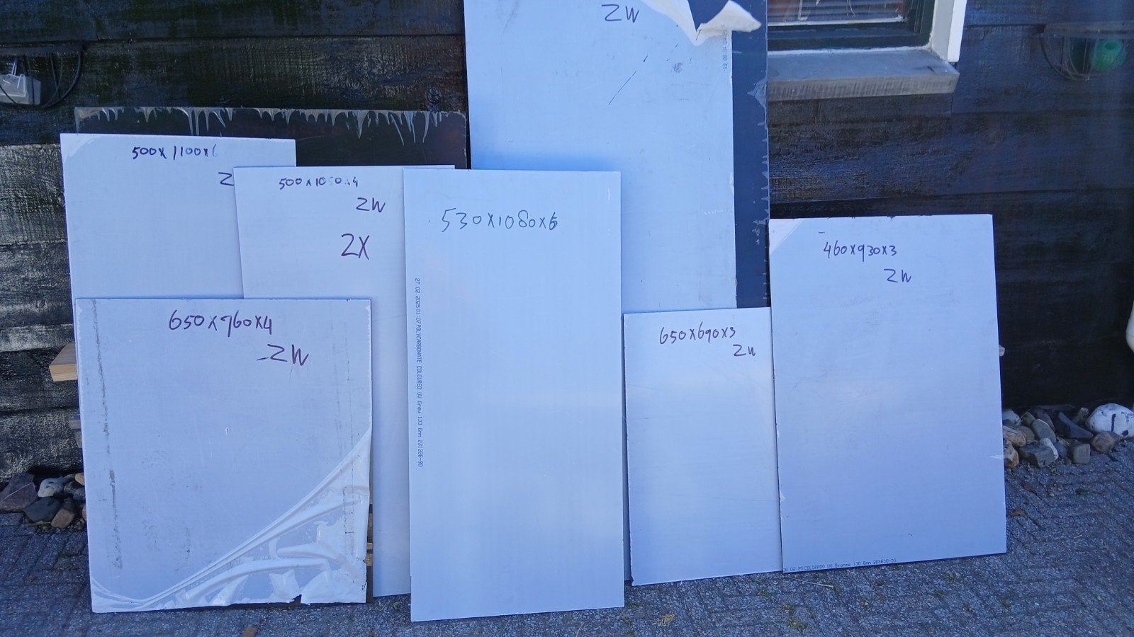 Plexiglas en Lexan platen in diverse maten, Ophalen