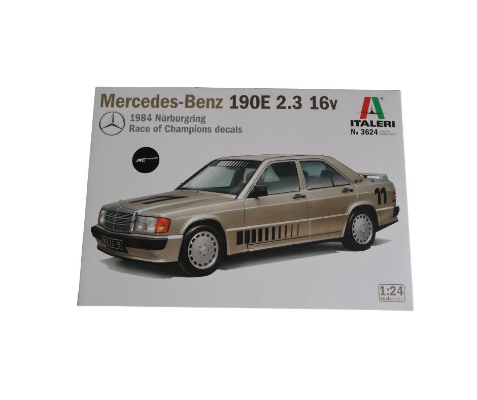 Italeri Mercedes Benz 190E ITA-3624 1/24, Italeri, Groter dan 1:32, Nieuw, Ophalen of Verzenden