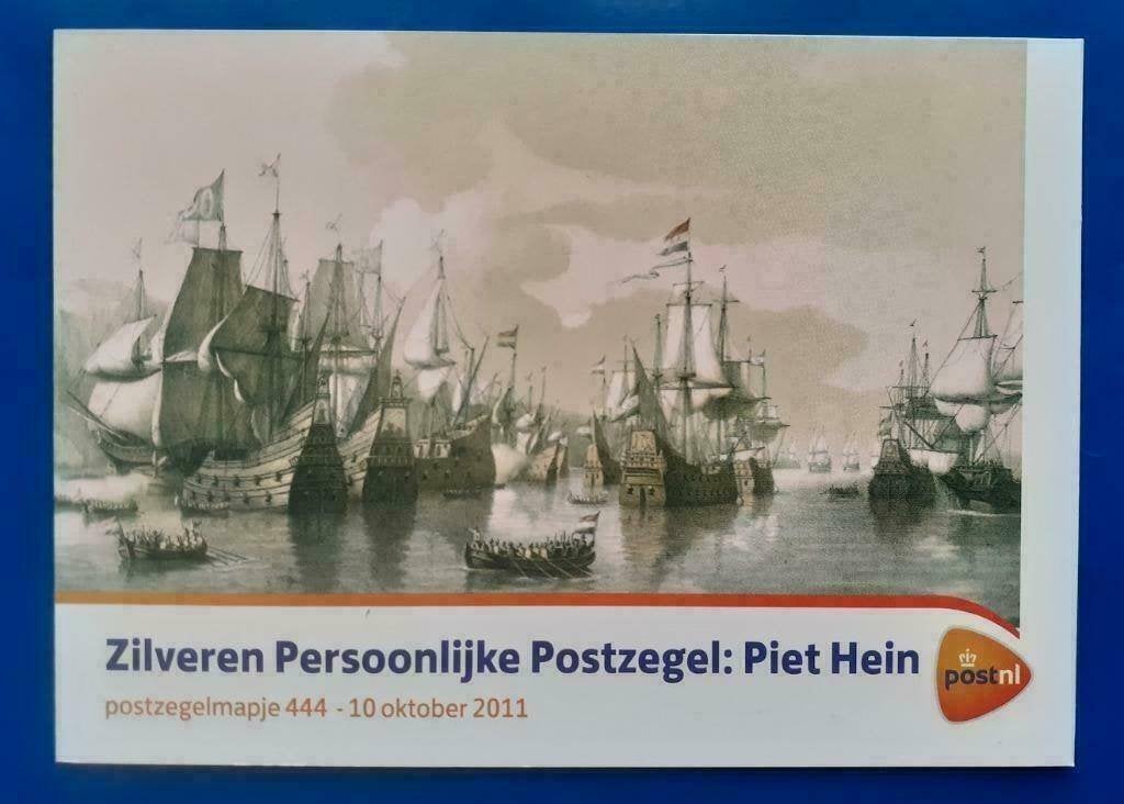 Postzegelmapje 444 - Zilveren Pers. Postzegel: Piet Hein, Postzegels en Munten, Postzegels | Nederland, Verzenden, Na 1940, Postfris