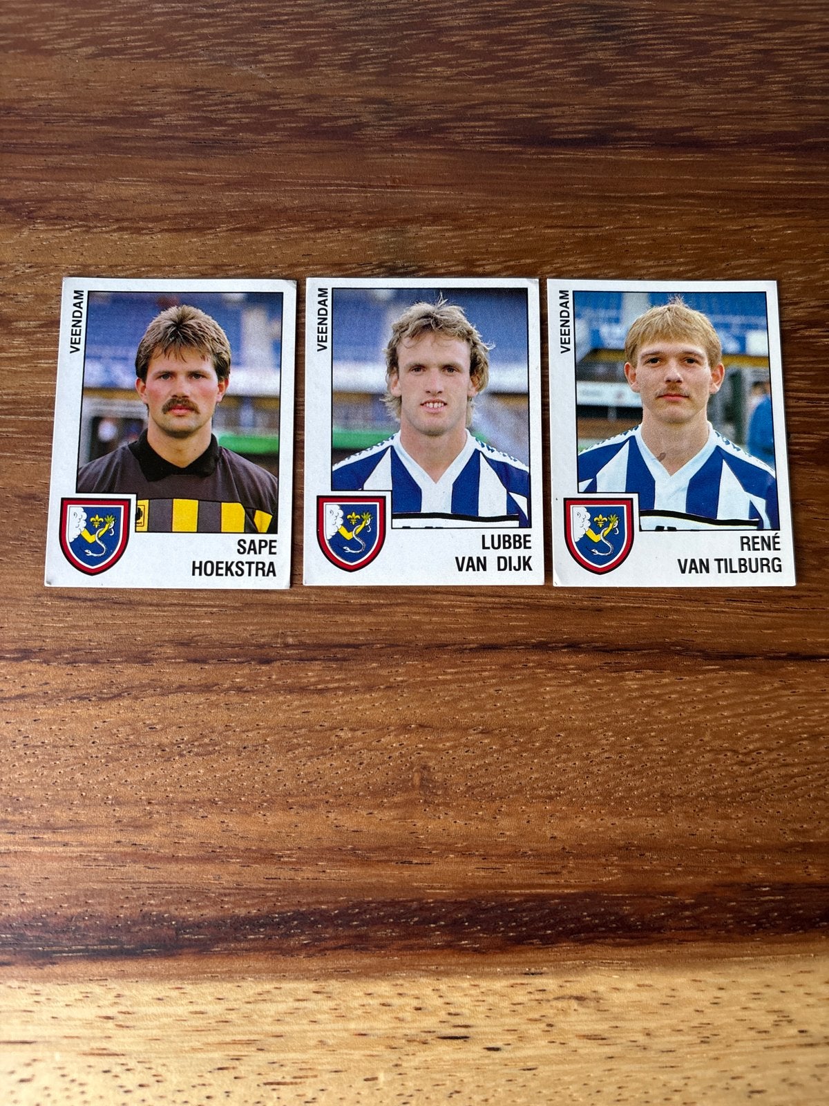 Panini Voetbal 1989 FC Veendam Plaatjes, Ophalen of Verzenden, Gebruikt, Stickers en Plaatjes