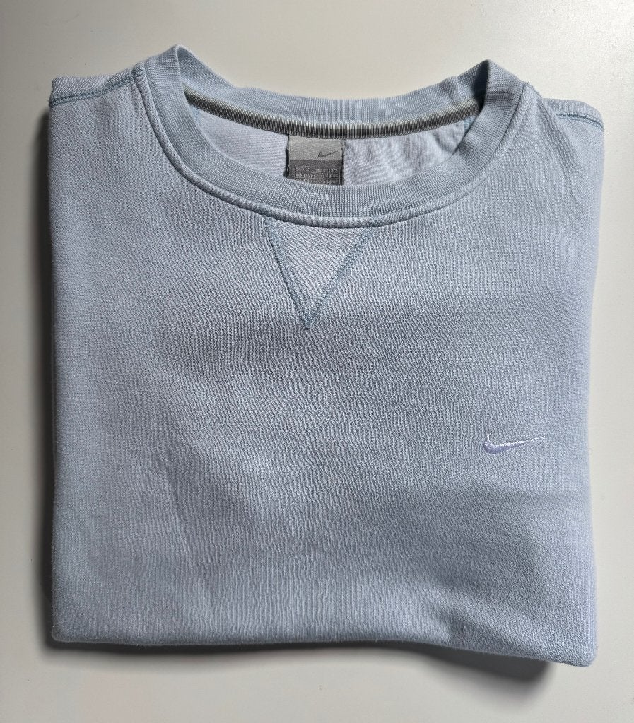 Vintage Nike trui lichtblauw maat S, Kleding | Heren, Blauw, Nike, Ophalen of Verzenden, Gedragen
