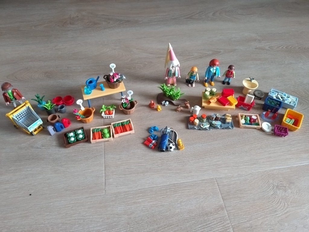 Playmobil losse spullen (poppetjes, bloemen, eten, sport), Kinderen en Baby's, Speelgoed | Playmobil, Losse onderdelen, Overige typen