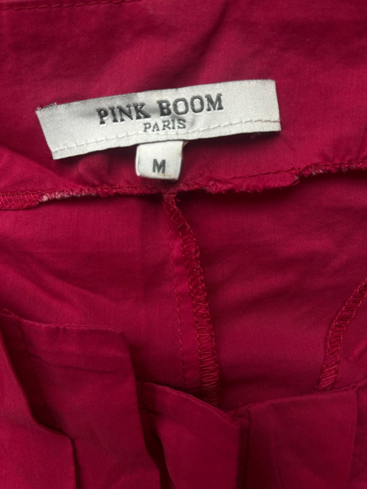 Pink Boom Paris Blouse Maat M - Gedragen, Ophalen, Gedragen, Maat 38/40 (M), Roze