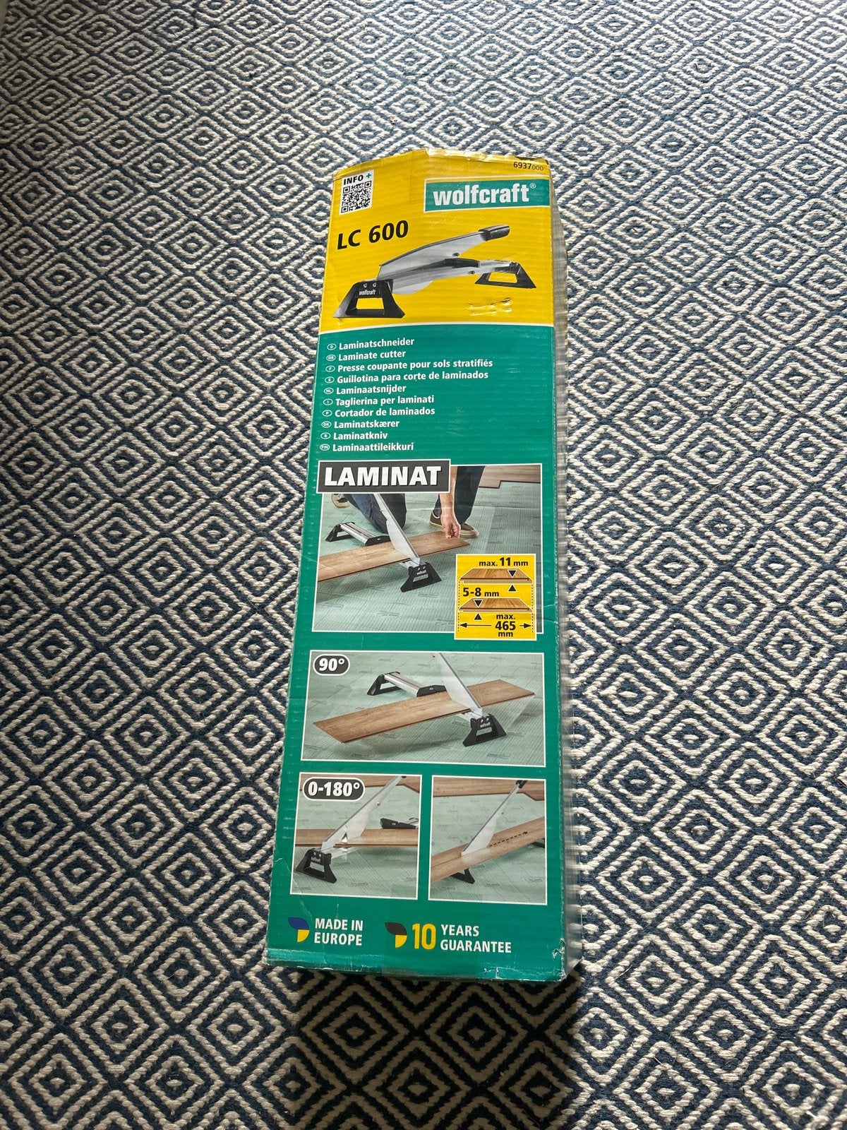 Wolfcraft LC 600 laminaatsnijder - zgan, Ophalen of Verzenden, Nieuw, Snijgereedschap