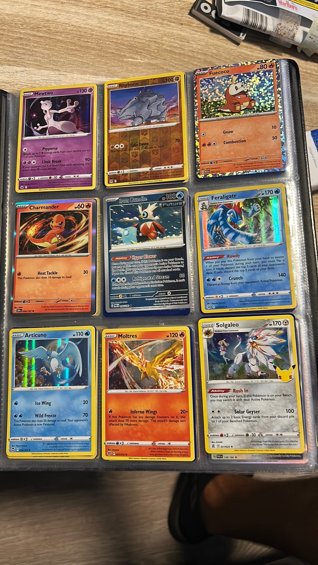 Pokemonkaarten van ultra rare full art tot verschillende mod, Ophalen of Verzenden, Zo goed als nieuw, Meerdere kaarten