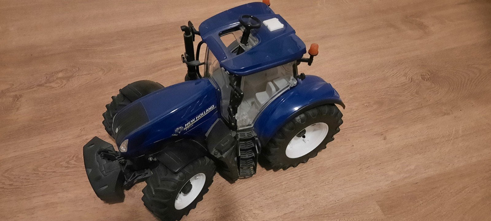 New Holland speelgoedtractor - Blauw, Ophalen, Gebruikt