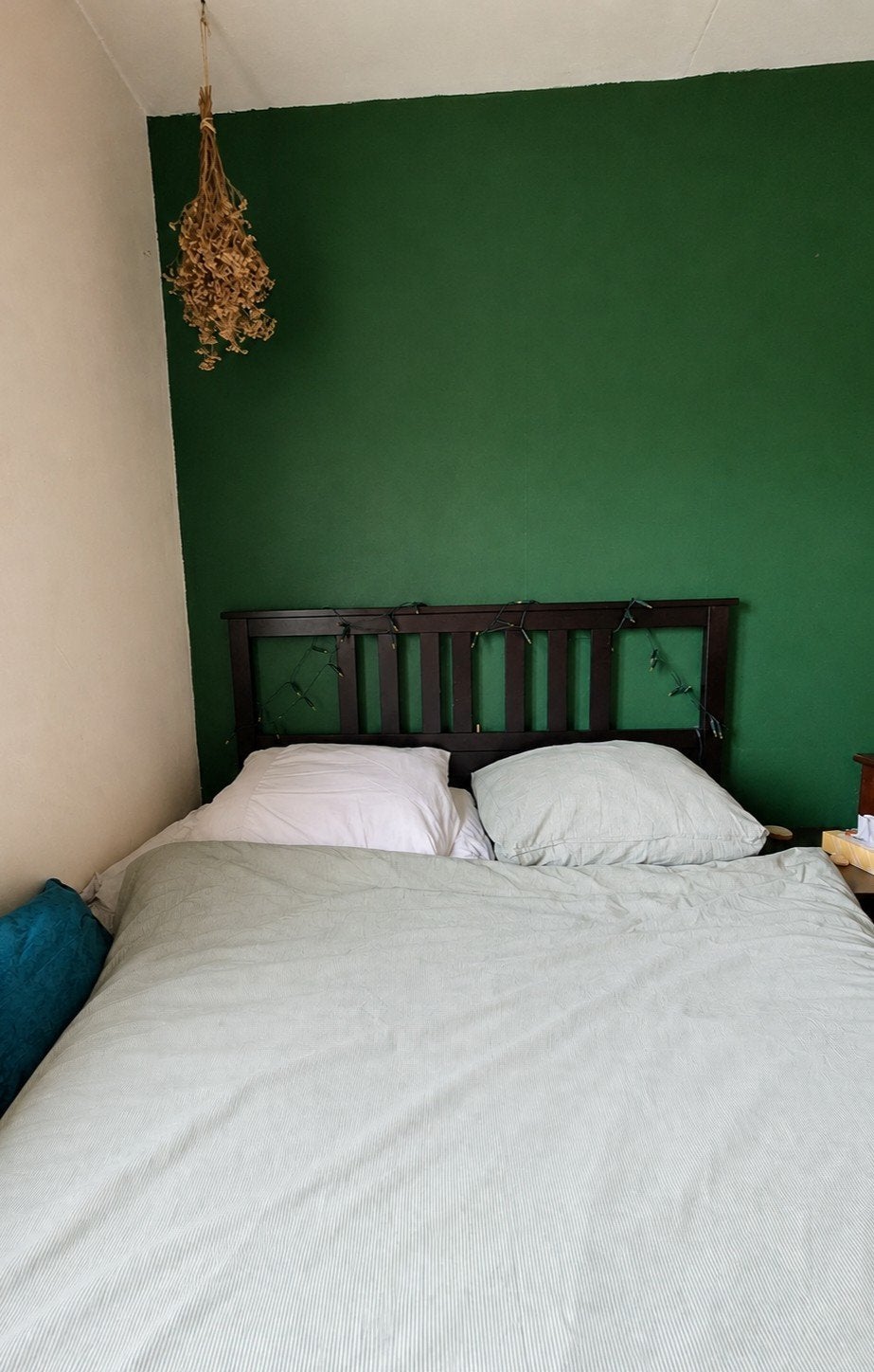 Gratis afhalen Ikea bed 140 x 200, Ophalen, Gebruikt, Zwart, Tweepersoons