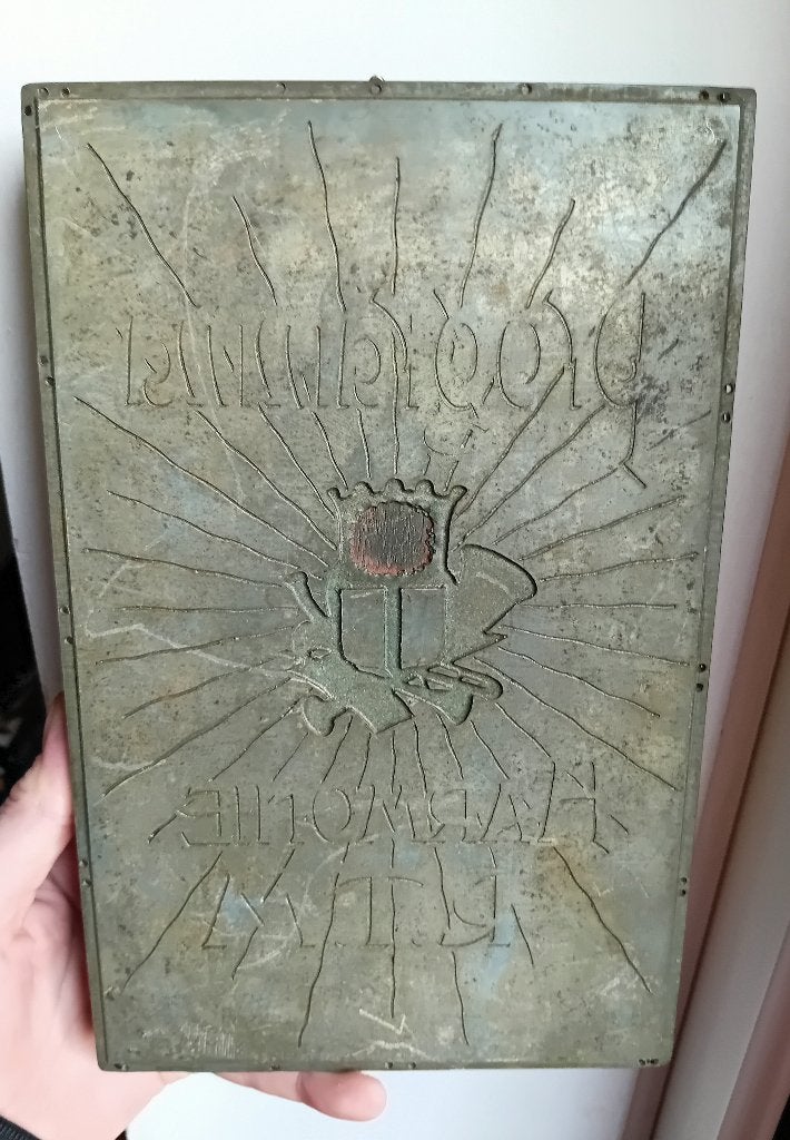 oude plaquette, Verzenden