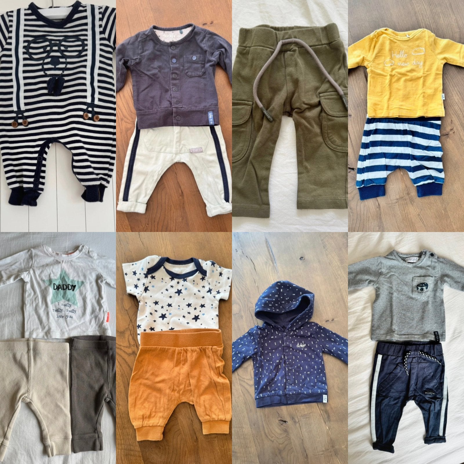 28delig pakket babykleding maat 50/56, Ophalen of Verzenden, Gebruikt, Maat 50
