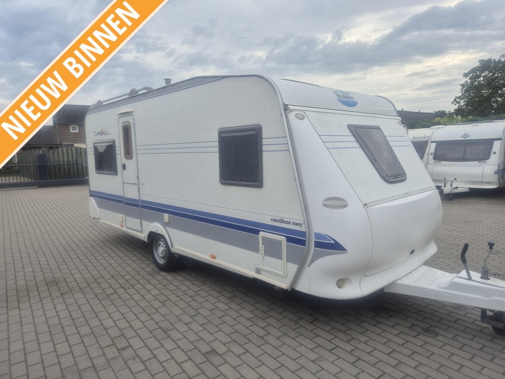 Hobby Ecellent 495 UFE + Voortent Mover, Rondzit, Hobby, Bedrijf, Overige typen