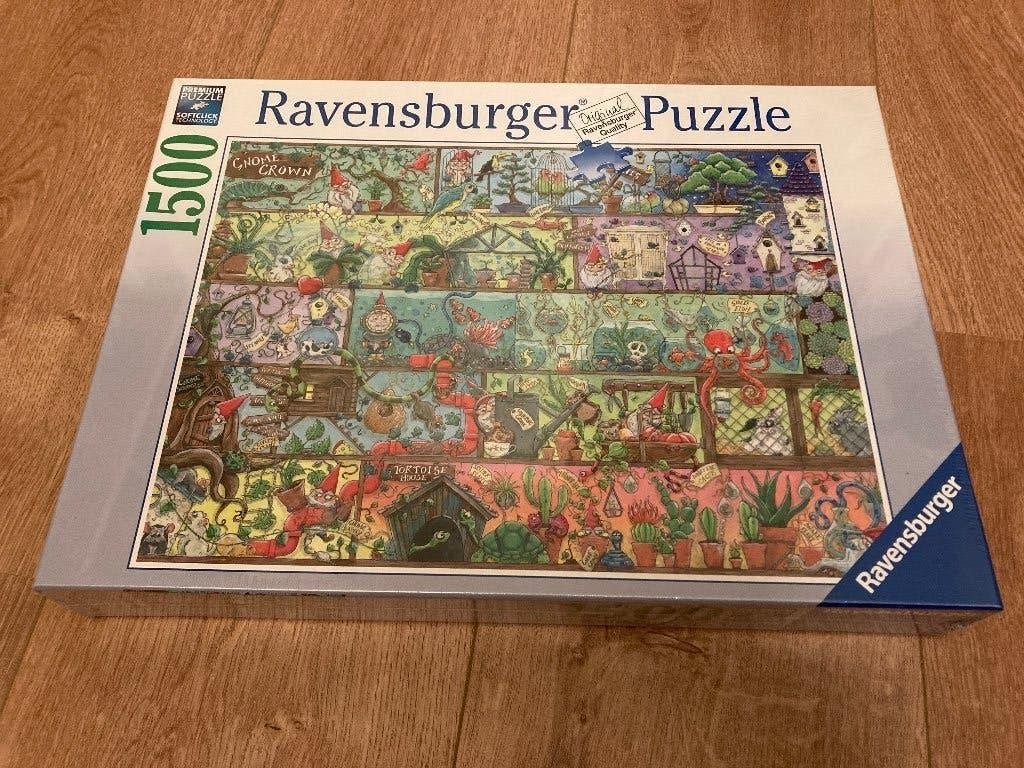Ravensburger legpuzzel Gnome Grown 1500 stukjes Nieuw, Ophalen of Verzenden, 500 t/m 1500 stukjes, Nieuw, Legpuzzel