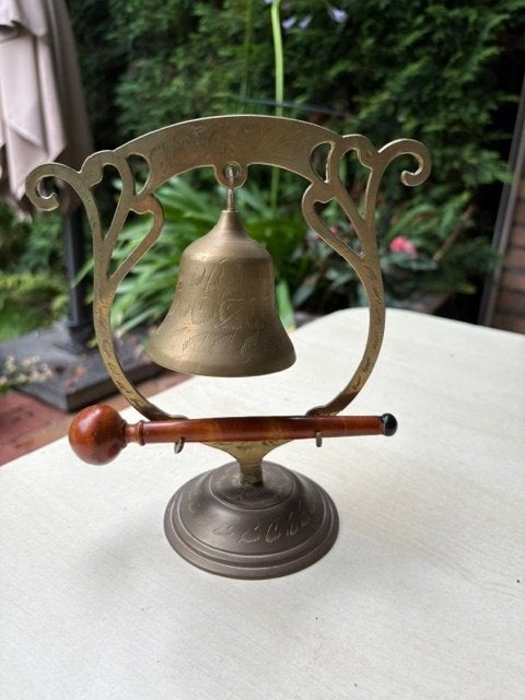 Vintage huisgong messing, Antiek en Kunst, Antiek | Koper en Brons, Ophalen of Verzenden, Brons