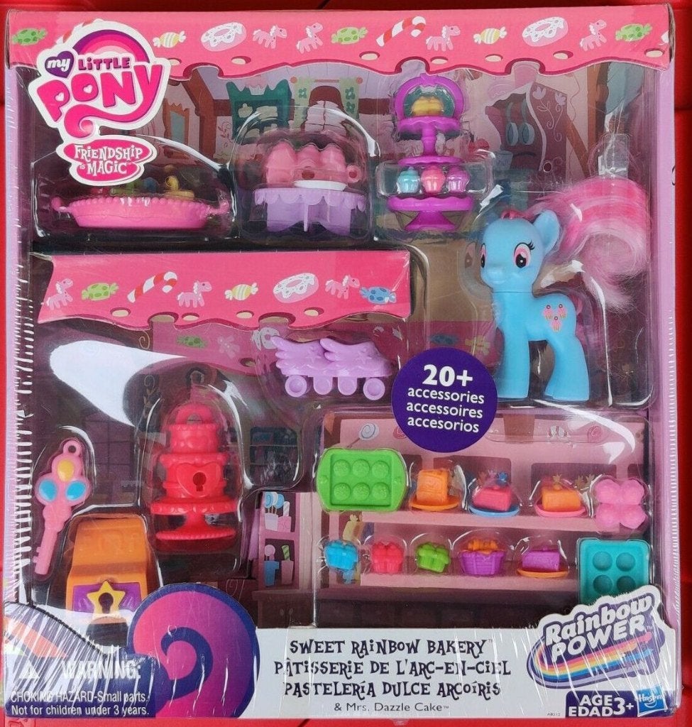 My Little Pony Sweet Rainbow Bakery Playset Mrs Dazzle Cake, Ophalen of Verzenden, Nieuw