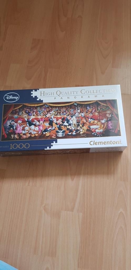 Disney Clementoni Panorama Puzzel 1000 stukjes, Verzamelen, Disney, Zo goed als nieuw, Overige figuren, Ophalen of Verzenden